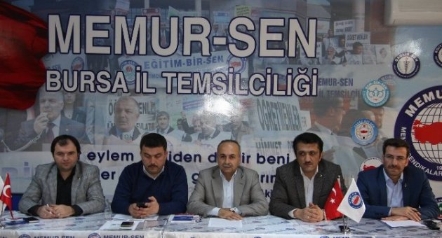 Memur-sen İl Temsilcisi Sarıgül: