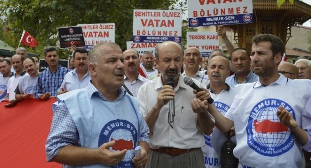 Memur-sen Üyelerinden Teröre Tepki