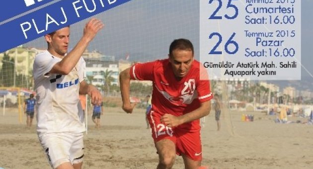 Menderes’te Plaj Futbol Turnuvası