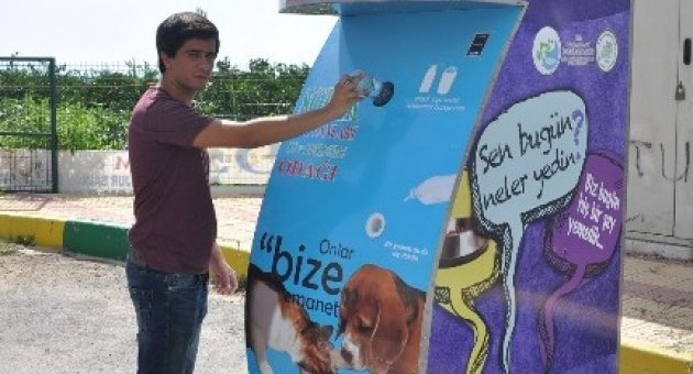 Menderes’te Sokak Hayvanlarına Mamamatik