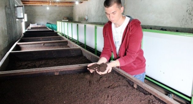 Merakla Başlayan Solucan Gübresi Üretimi Tüm Trakya’ya Yayıldı