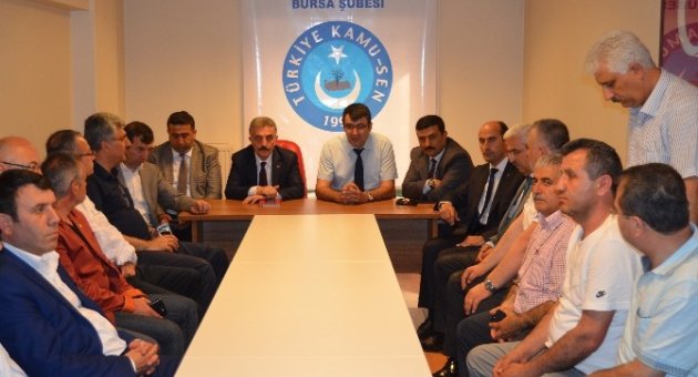 Mhp Genel Sekreteri Büyükataman’dan Kamu-sen’e Ziyaret