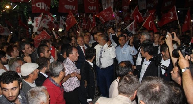 Mhp Grup Başkan Vekili Oktay Vural’dan Çan’da Gece Mitingi