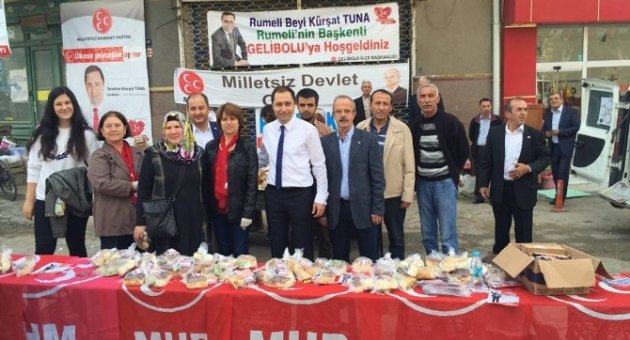 Mhp ‘helal Lokma’ Dağıttı