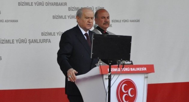 Mhp Lideri Bahçeli Balıkesir’de