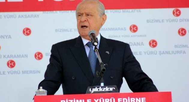 Mhp Lideri Bahçeli Edirne’de