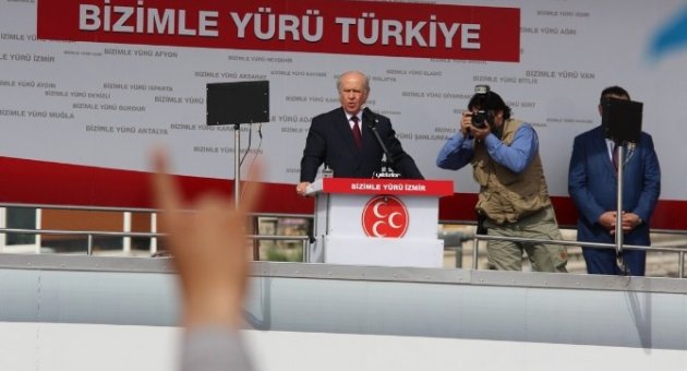 Mhp Lideri Bahçeli İzmir’de Konuştu (1)