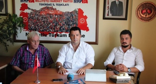 Mhp Süleymanpaşa İlçe Teşkilatından Basın Açıklaması