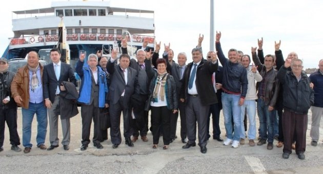 Mhp’den Bozcaada’ya Çıkarma