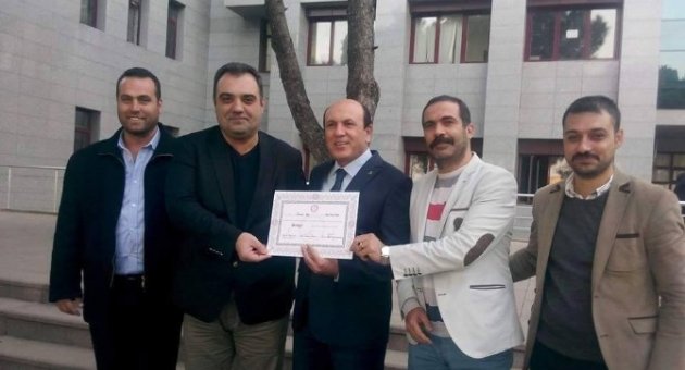 Mhp’li Ok Mazbatasını Aldı
