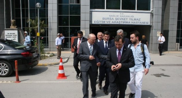 Mhp’lilerden Silahla Vurulan Başkana Ziyaret