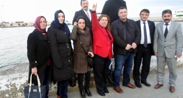 Mhp’nin Kadın Milletvekili Adayı Hatice Deniz Mudanya’da