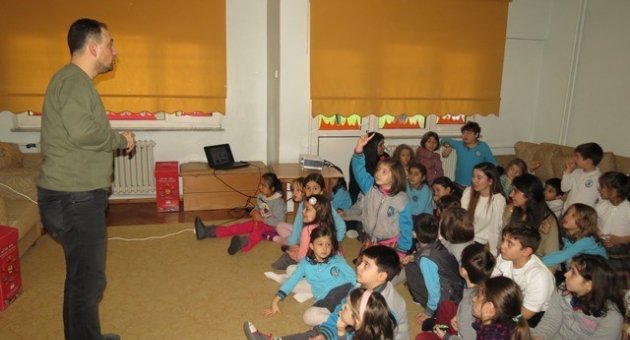 Minik Öğrencilere Atık Pil Kampanyası Eğitimi