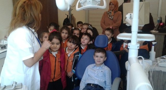 Minik Öğrencilere Diş Sağlığı Eğitimi
