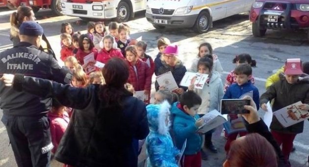 Minikler İtfaiyeci Olmak İstedi
