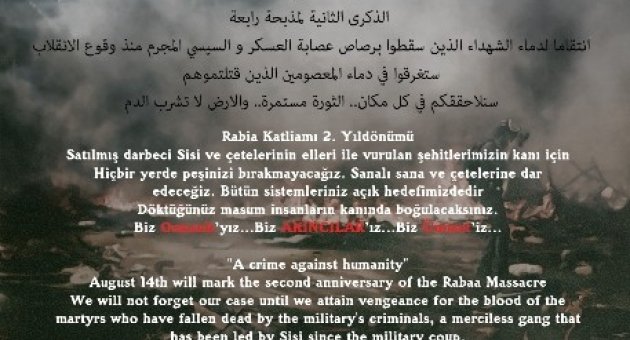 Mısır Darbesinin 2. Yıl Dönümüne Sanal Saldırı