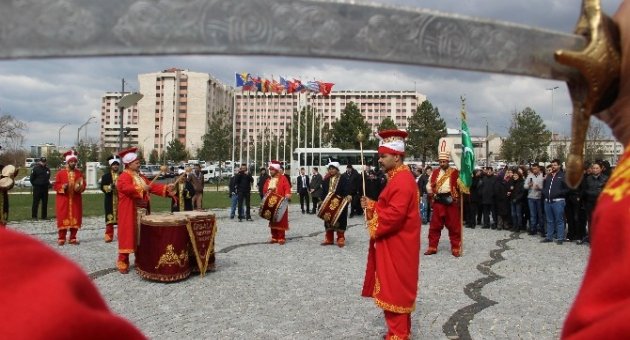 Nevruz Ateşi Edirne’de Yandı