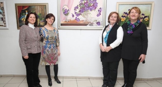 Nilüfer Resim Grubu Hünerlerini Sergiledi