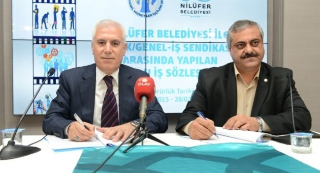 Nilüfer’de Belediyesi İşçileri Erken Bayram Yaptı