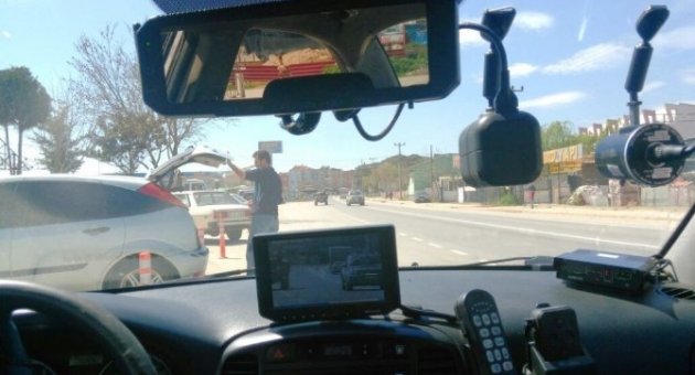 Ödemiş Bölge Trafik’ten Şehir İçerisinde Radar Uygulaması