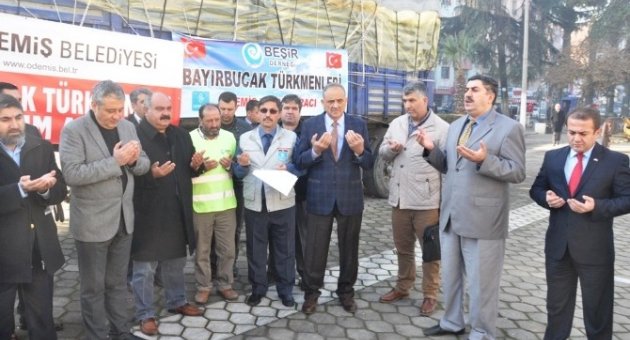 Ödemiş’ten Bayırbucak Türkmenlerine Yardım