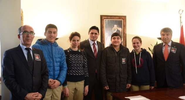 Öğrenciler Başkan Acar’ı Ziyaret Etti