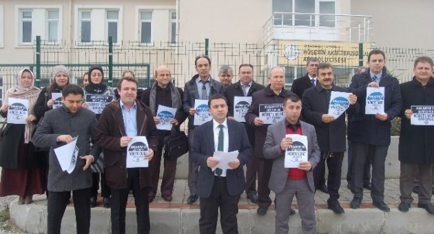Öğretmenlerden Nöbet Protestosu