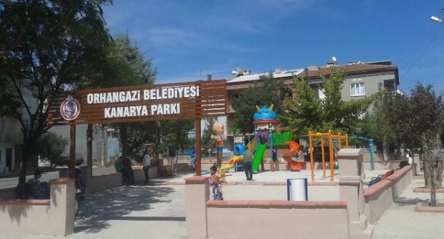 Orhangazi’deki Parklar Yenileniyor