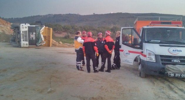 Otoyol İnşaatında Kaza: 1 Ölü