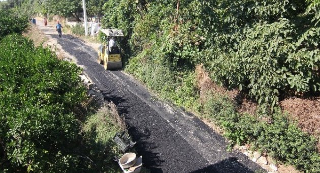 Özdere’de Bozuk Yollar Yenilendi