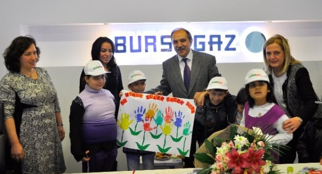 Özel Çocuklardan Bursagaz’a Teşekkür Ziyareti