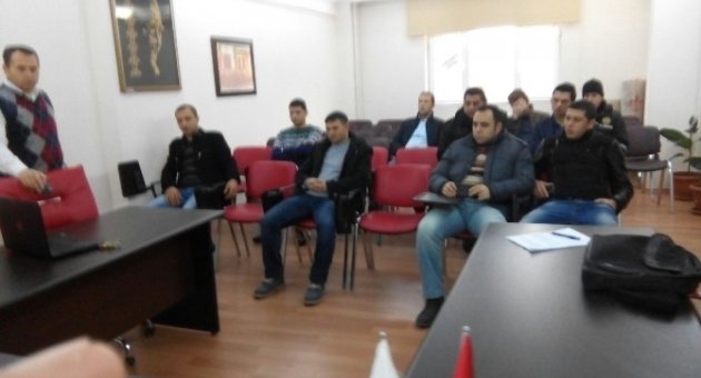 Özel Güvenlikçilere Dolandırıcılara Karşı Dikkat Eğitimi Verildi