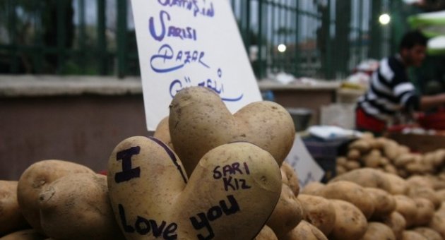 (özel Haber) Patates Aşka Geldi, Kalbe Büründü