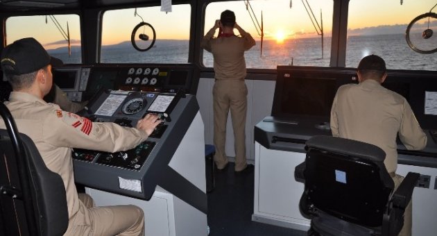 (özel) Sahil Güvenlik Ekipleri Yeni Yılda Görev Başındaydı