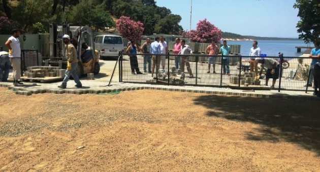 Paşa Limanı’nda Çevre Düzenlemesi Yapılıyor