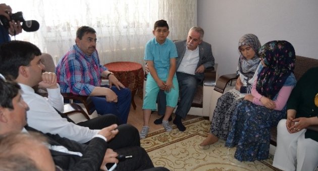 Recai Berber’den Maden Şehidi Ailelerine Ziyaret