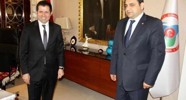 Rektör Laçiner, Müsteşar Altunyaldız İle Görüştü