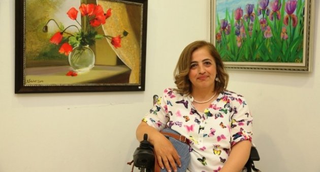 Resim Atölyesi Kursiyerlerinden Sergi