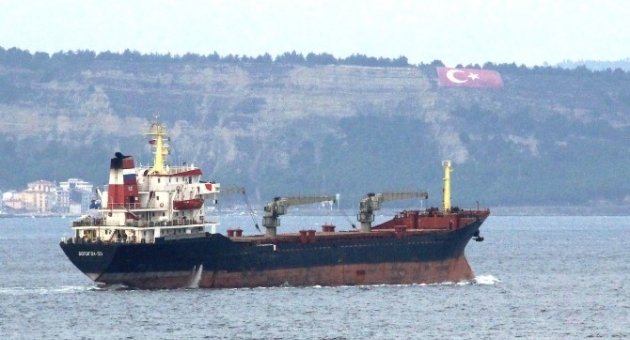 Rus Askeri Kargo Gemisi Boğazdan Geçti
