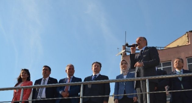 Sağlık Bakanı Müezzinoğlu Burhaniye’de Miting Yaptı