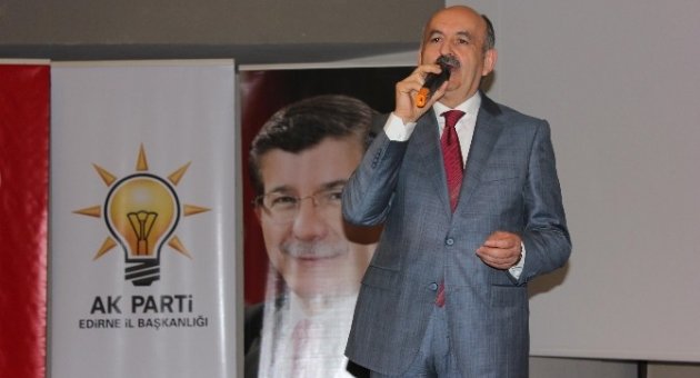 Sağlık Bakanı Müezzinoğlu Edirne’de Partililerle Bir Araya Geldi
