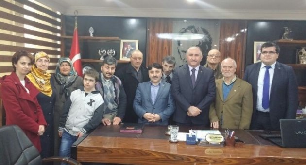 Sakatlar Derneği’nden Çağlayan’a Ziyaret