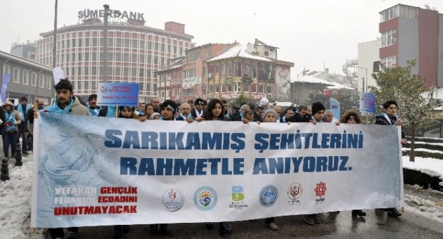 Sarıkamış Şehitleri İçin Yürüdüler