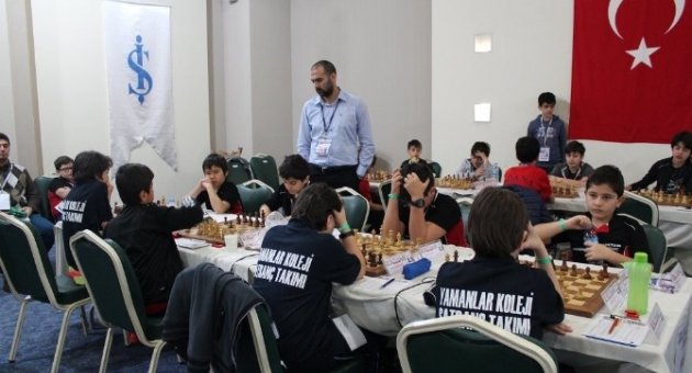 Satranç Liginin Şampiyonu Yamanlar Koleji Oldu