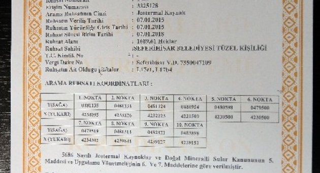 Seferihisar’ın Mahallelerinde Jeotermal Umudu