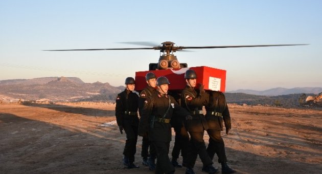 Şehidin Naaşı Memleketi Dursunbey’e Ulaştı