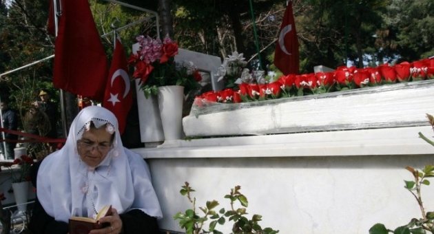 Şehitliklerde Hüzünlü Bayram