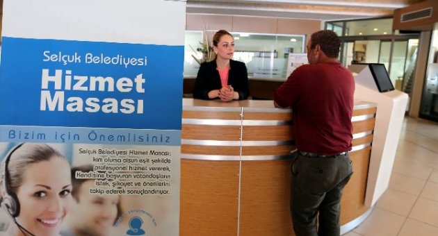 Selçuk Belediyesi Hizmet Masasına Bin 540 Başvuru