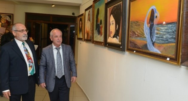 Sergisi Konak Kültürevi’nde Yağlı Boya Sergisi