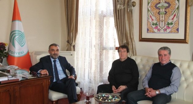 Shp Edirne Eski İl Başkanı Ertuğrul, Edirne Belediye Başkan Vekili Şahin’i Ziyaret Etti